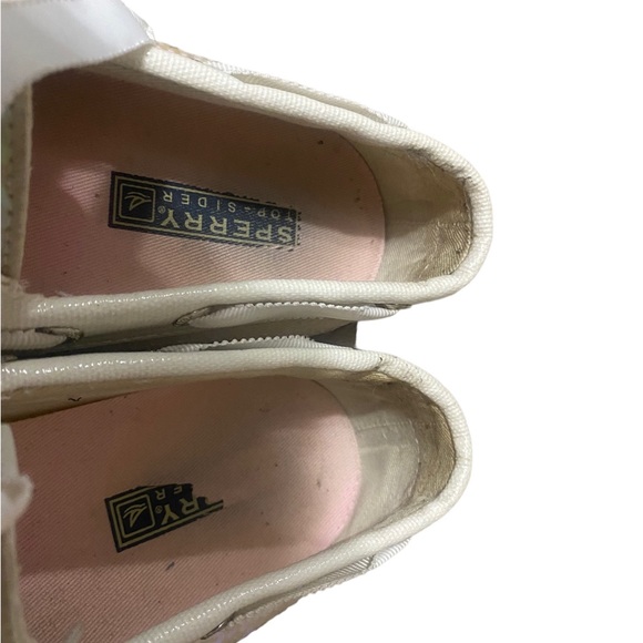 Sperry Top Sider Sequin Boat Shoe Women's Size 7 Iridescent Sparkle - Picture 6 of 8